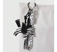 1 Stück Street Style Schwarz & Weiß Zebra Muster Kunstleder Taschenbandel
