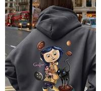 1 Stück Teenager Mädchen Cartoon-Element Sweatshirt, bequem, Frühling & Herbst Anime Aktivität & personalisierter Stil