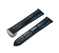 1 Stück Uhrenarmband mit Bambusstreifenmuster, 19-20-21-22 mm, for X Swatch, Damen und Herren, Faltschließe(Blue,21mmGold Buckle)