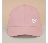 1 Stück Unisex bedruckte Herz Y2K Stil atmungsaktive Baseballkappe, Outdoor verstellbare Sonnenschutz Lässig Baseballkappe für Kinder