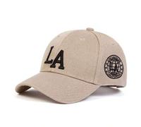 1 Stück Unisex Kinder 3D LA Buchstaben bestickter Baseballkappe, Outdoor Sonnen Schutz Lässig Hut, Verstellbar, Geeignet für Frühling und Herbst, Idea