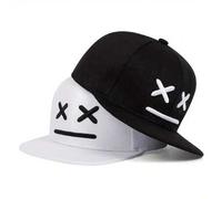 1 Stück Unisex Kinder Hip Hop Kappe mit XX Geistergesicht Stickerei, verstellbar, Outdoor Sonnenschutz Lässig Hut, geeignet für Jungen und Mädchen im