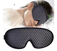 1 Stücke Schlafmaske, Augenmaske, 3d -Schlafmaske für Männer und Frauen, Männliche und Weibliche Gesichtsmasken, Leichtes Blockieren und Atmungsaktives Reisen, Büro, Nickerchen, Schwarz