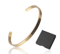 1-Teiliges Armband Im Arabischen Stil Mit 1-Teiliger Schmuckschatulle, Damenarmband, Offenes Armband, Armband Mit Gravur Aus Edelstahl, Geeignet Für Das Tägliche Pendeln, Thanksgiving, Geburtstag