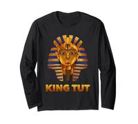 #1 The Egyptian Pharaoh King TUT Mask T-Shirt, Tutankhamun Langarmshirt