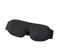 1 x 3D-Schlafmaske, Lichtblockout-Schlafmaske für Männer und Frauen, Memory-Schaum-Augenabdeckung für Reisen/Nickerchen/Nachtschlafen, Schwarz