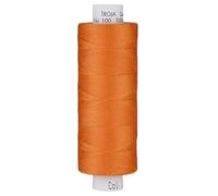1 x Nähgarn Nähmaschine AMANN TROJA Nähfaden Allesnäher Universal 500 m mandarine