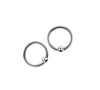 1 x Segmentring aus Edelstahl, Segmentring, 16 g, Brustwarze, Clicker, Ohrknorpel, Tragus-Piercing, Lippenpiercing, Unisex, raffiniertes und modisches Design