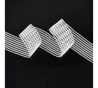10/20 Meter 20-50 mm weiches Netz-Gummiband, Stretch-Unterwäschenetz, Gummi, DIY-Kleidungsstück, Nähzubehör, Dekorbesatz, Weiß, 20 mm, 20 Meter
