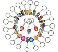 10/20 Stücke Paw Patrol süße Wuff-Team animierte Figur Schlüsselanhänger, kann an Taschen, Schlüsseln usw. aufgehängt werden. Kann als Geschenk und Be