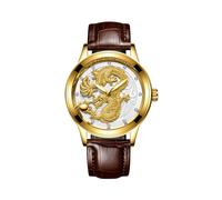 (10)2023 neue Goldene Casual Stahl Mode Quarzuhr Herren Uhren Top Brand Luxus Wasserdichte Uhr