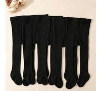10/5/1 Stück Baby Mädchen einfarbige gerippte enge Leggings, Frühling/Herbst/Winter/Sommer Basic Mädchen Schüler Strumpfhosen, geeignet für den täglic