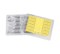 10 Arten rostfreie Stahl-Uhrenarmband-Rohre, professionelles Ersatz-Set für Uhrenarmbänder, 10-28 mm Uhrenarmbandröhren, Pin mit separaten Fächern für Uhrmacher und Enthusiasten