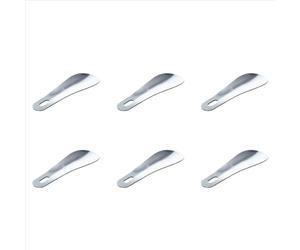 10 cm 4 Zoll Professioneller Schuhlöffel aus Edelstahl, langer Schuhlöffel