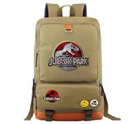 (10) Damenmode Dinosaurier Jurassic Park World Adventure Rucksack - Ideale Schultasche für Jungen und