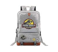 (10)Jurassic World Park Backpack - Multi-functional Rucksack For Travel, School & Laptop - Durable Shoulder Bag With Characters Design