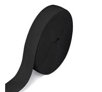 10 Meter Gummiband Schwarz 20 mm Breit Gummibänder Nähen dick Hosengummi Elastische Band gummizug Gummilitze stoffband zum Nähen sewing elastic band für DIY Handwerk, Kleidung (10 M-2 cm Schwarzer)