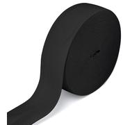 10 Meter Gummiband Schwarz 40 mm Breit Gummibänder Nähen dick Hosengummi Elastische Band gummizug Gummilitze stoffband zum Nähen sewing elastic band für DIY Handwerk, Kleidung (10 M-4 cm Schwarzer)