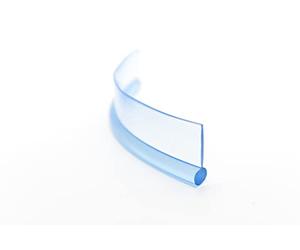 10 Meter PVC - Keder mit Fahne - Kederband zum annähen oder schweißen Transparent 5,5 mm x 15 mm