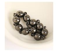 10 paar Magnet Schmuck Verschluss magnetverschluss kette Armbandverschlüsse Magnetverschlüsse für Ketten kettenverschluss armband verschluss schmuckverbinder für armbänder DIY Halskette Schwarz 8mm