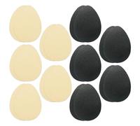 10 Paar Sohlen-Anti-Rutsch-Griffe, Anti-Rutsch-Schuhclips, Gummisohlen, selbstklebende Sohlenschützer, Sohlenschutz, Sohlengummiplatten, Anti-Rutsch-Sohlen. (Schwarz und Hauttöne)