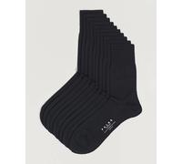 10-Pack Airport Socks Dark Navy Blau One size