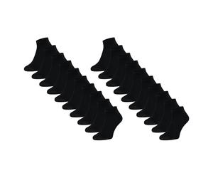 10-Pack Sneaker Sokken von Mario Russo in der farbe Schwarz und in größe 39-42. EU 35 - 38