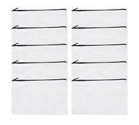 10 PCs Stifthalter Leinwand Stiftbeutel Kosmetische Beutel Bleistift Case Schulzubehör Für Schüler Leinwand Bag Case Box Kosmetikbeutel Für Schulbüro