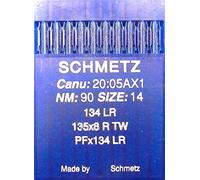 SCHMETZ 10 134 LR Nähmaschine Leder Nadeln Rundkolben (Industrie) Stärke 90