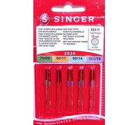 10 SINGER Nähmaschinennadeln Nr. 2020 ** 130/705H Stärke 70/09 bis 100/16 für Webware