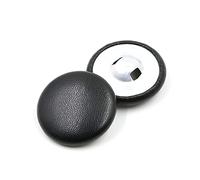 10 Stück 11-32mm Leder Tasche Knöpfe DIY Nähen Kleidung Zubehör Windjacke Mantel Sofa Knopf, Schwarz, 22mm