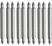 10 Stück 12mm Eichmüller Edelstahl Federstege 1,5mm Durchmesser für Uhren Armbänder