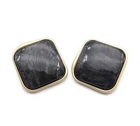 10 Stück 30mm große Knöpfe für Mäntel, konvexes flaches Design, schwarze Knöpfe für Kleidung, Nähzubehör, rosa quadratische Knöpfe für Hemden, Schwarz, 30mm-10pcs