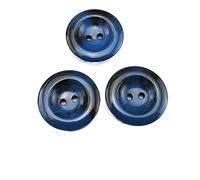 10 Stück 30mm Mantelknöpfe Dekoration gefärbte Harzknöpfe Kleidungsstück Stiefel Nähen Kleidung Zubehör, Blau, Einheitsgröße