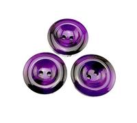 10 Stück 30mm Mantelknöpfe Dekoration gefärbte Harzknöpfe Kleidungsstück Stiefel Nähen Kleidung Zubehör, Violett, Einheitsgröße