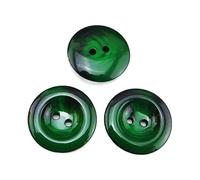 10 Stück 30mm Mantelknöpfe Dekoration gefärbte Harzknöpfe Kleidungsstück Stiefel Nähen Kleidung Zubehör, Grün, Einheitsgröße