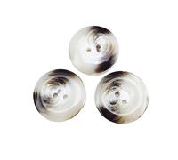 10 Stück 30mm Mantelknöpfe Dekoration gefärbte Harzknöpfe Kleidungsstück Stiefel Nähen Kleidung Zubehör, Weiss, Einheitsgröße