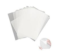 10 Stück doppelseitig klebende Folienflicken zum Aufbügeln für Stoffapplikationen und Bastelprojekte