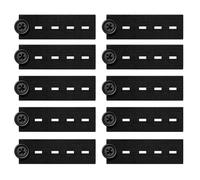 10 Stück Elastische Verlängerungsschnalle, Taillenverlängerung, Verstellbare Verlängerungsschnalle, Elastische Taillenverlängerung, Taillenverlängerungsknopf