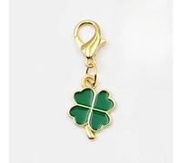 10 Stück Glücksklee Schlüsselanhänger, Glücksbringer Kleeblatt Schlüsselring, St. Patrick's Day Geschenk, perfekt als Geschenk für Abschlussfeiern, Ho