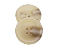 10 Stück Harzknöpfe 15mm-30mm, Beige, 25mm 10 Stück