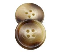 10 Stück Harzknöpfe 15mm-30mm, Braun, 25mm 10 Stück