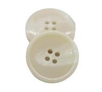 10 Stück Harzknöpfe 15mm-30mm, Cremeweiß, 25mm 10 Stück