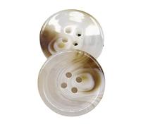 10 Stück Harzknöpfe 15mm-30mm, Cremeweiß, 25mm 10 Stück