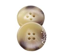 10 Stück Harzknöpfe 15mm-30mm, Grau Beige, 25mm 10 Stück