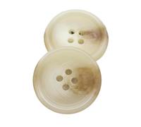 10 Stück Harzknöpfe 15mm-30mm, Hellweiß, 25mm 10 Stück