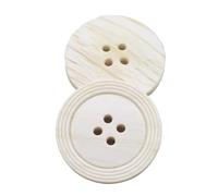 10 Stück Harzknöpfe 15mm-30mm, Hellweiß, 25mm 10 Stück