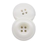 10 Stück Harzknöpfe 15mm-30mm, Perlweiß, 25mm 10 Stück