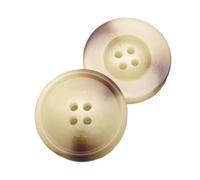 10 Stück Harzknöpfe 15mm-30mm, Reinweiß, 25mm 10 Stück