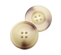 10 Stück Harzknöpfe 15mm-30mm, Reinweiß, 25mm 10 Stück